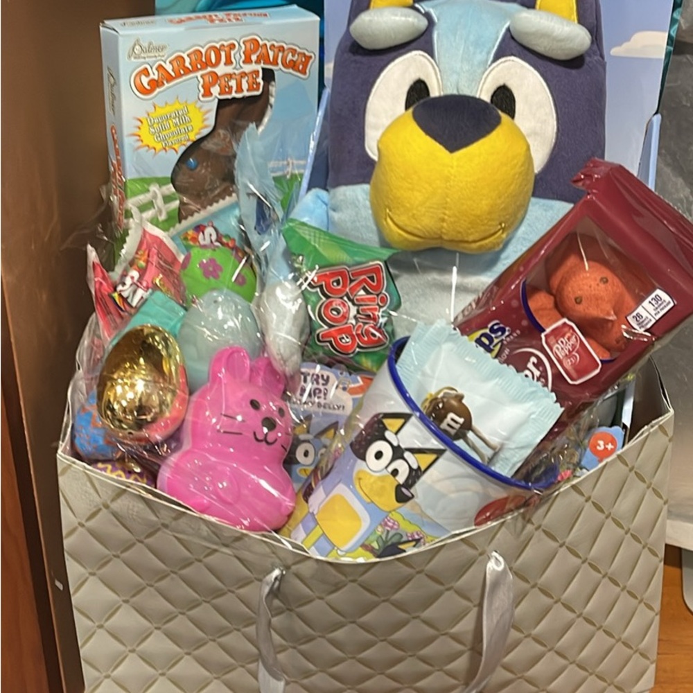 Bluey Easter basket